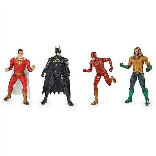 Spin Master DC Comics Theatrical 12" Action Figure Set, 4 Limited Edition Heroes