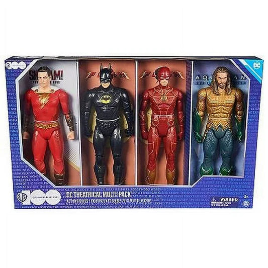 Spin Master DC Comics Theatrical 12" Action Figure Set, 4 Limited Edition Heroes