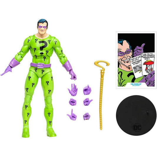 DC Comics Multiverse 22 Moving Parts The Riddler Classic Action Figure, 7"