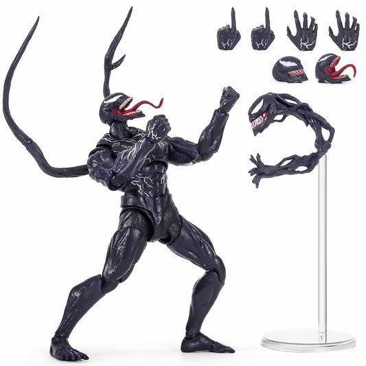 Venoms Action Figure Venom3: Let There Be Carnage 7-Inch 1/12 Scale Figures Moveable Joints